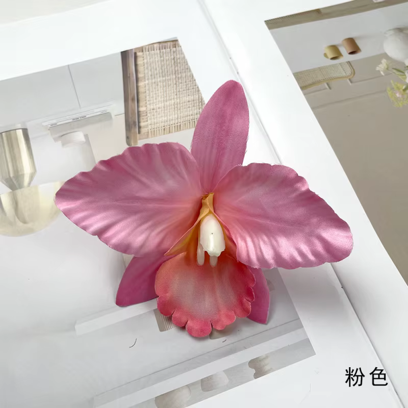 Têtes de fleurs d'orchidées de béttleya artificielles