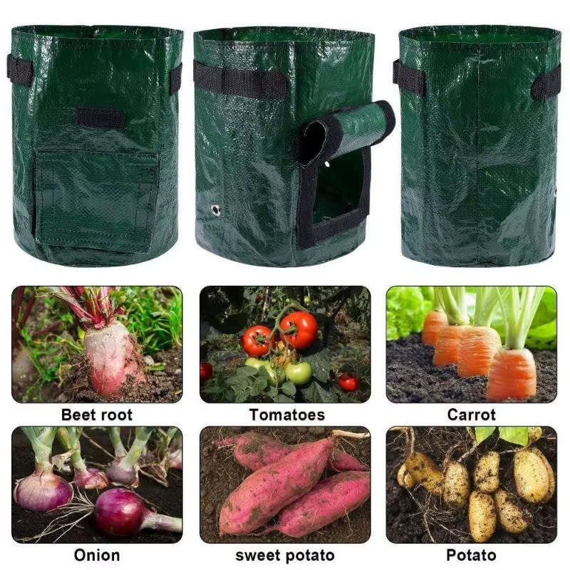 Sacs de plantation de jardin avec poignées 3/5/7/10 gallons
