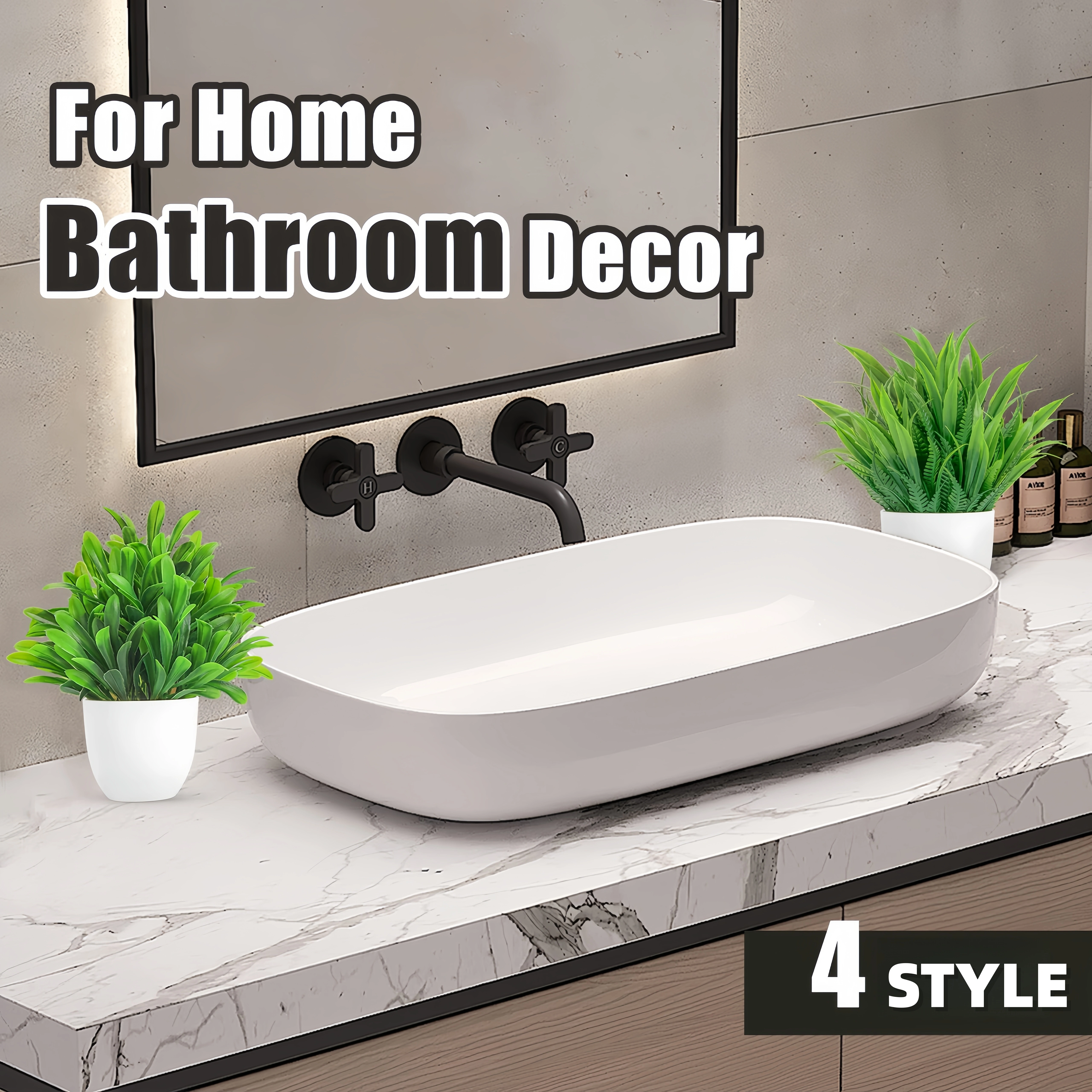 4 styles de mini-plantes artificielles
