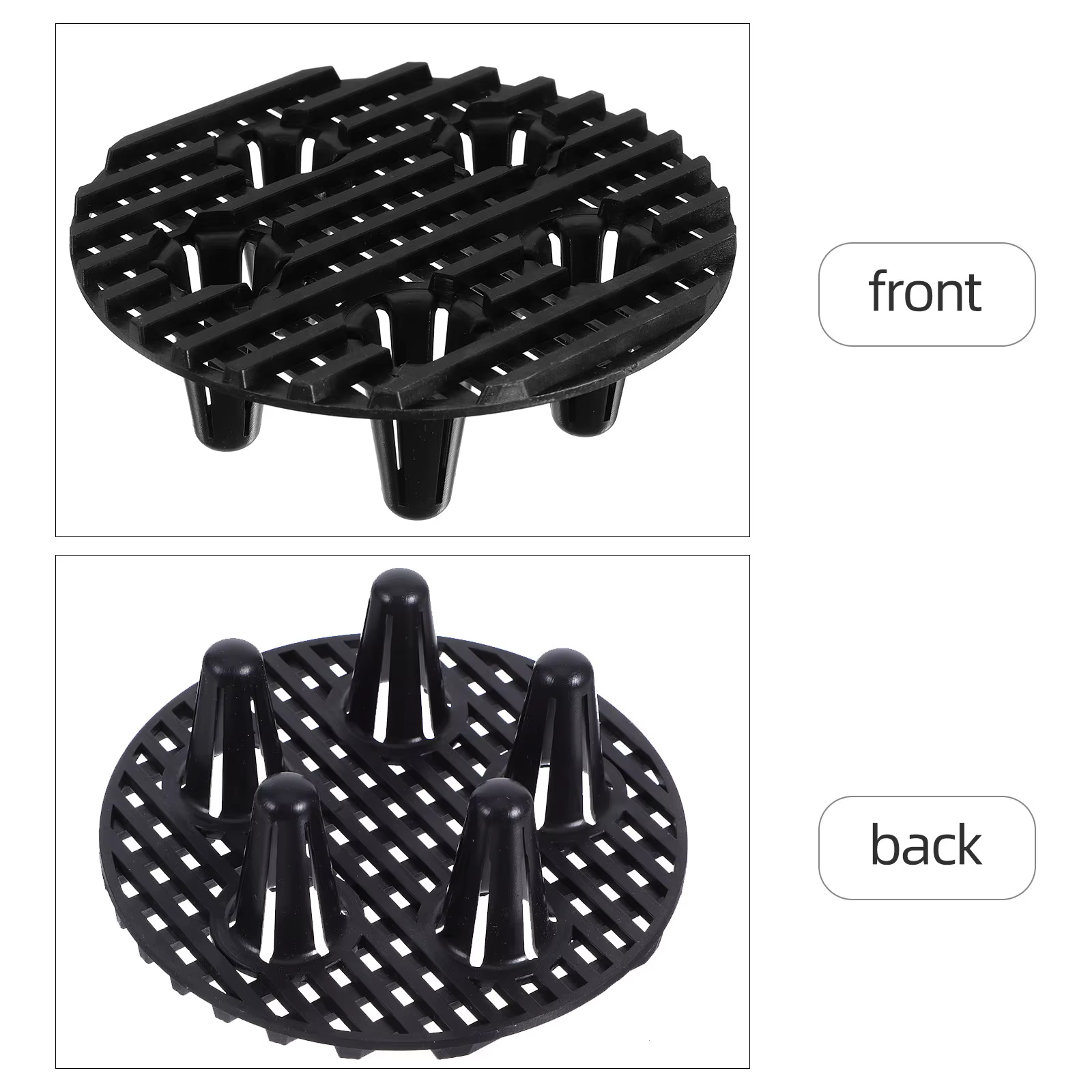 12 supports de pot de fleurs en plastique pour l'extérieur