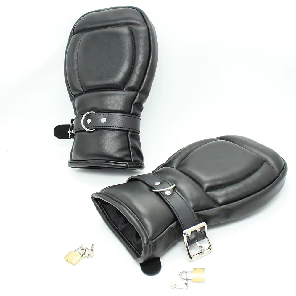 Jouets pour adultes, accessoires sexuels, mitaines de Bondage Bdsm en cuir, gants patte de chien, manchettes de poing rembourrées, jeux pour adultes, jouets sexuels pour Couples