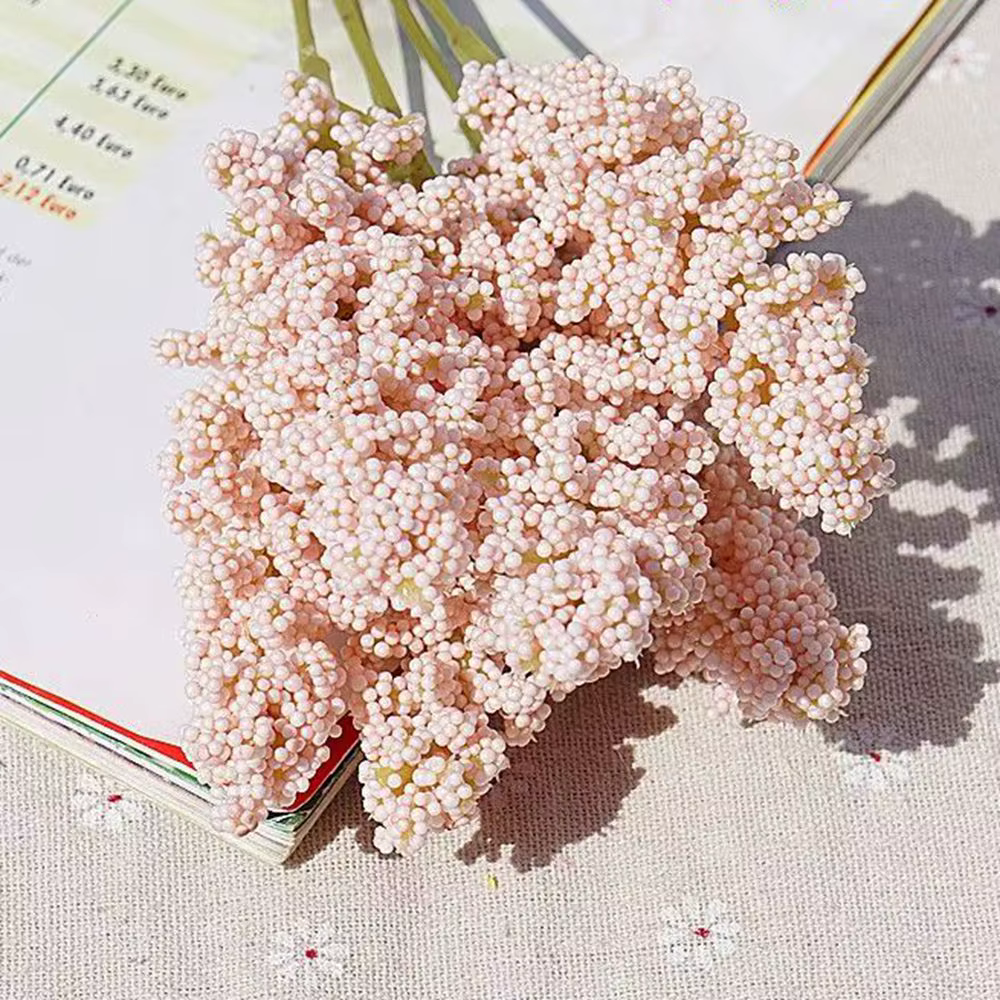 6 pièces/lot PE lavande pas cher fleur artificielle en gros plante décoration murale Bouquet matériel manuel bricolage Vases pour la maison