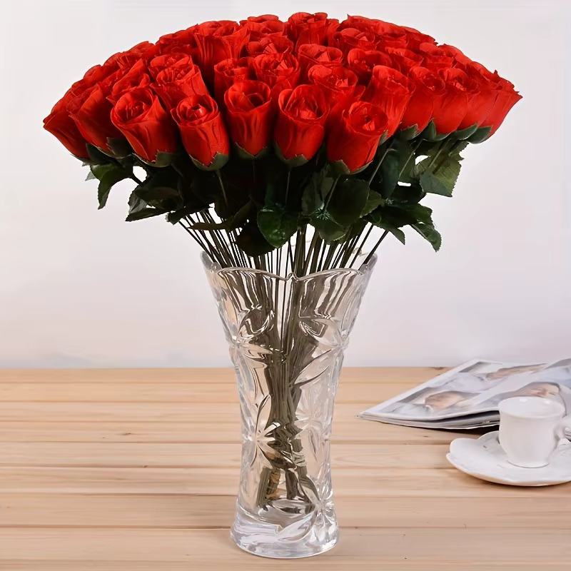 Vase Bouquet de Roses rouges