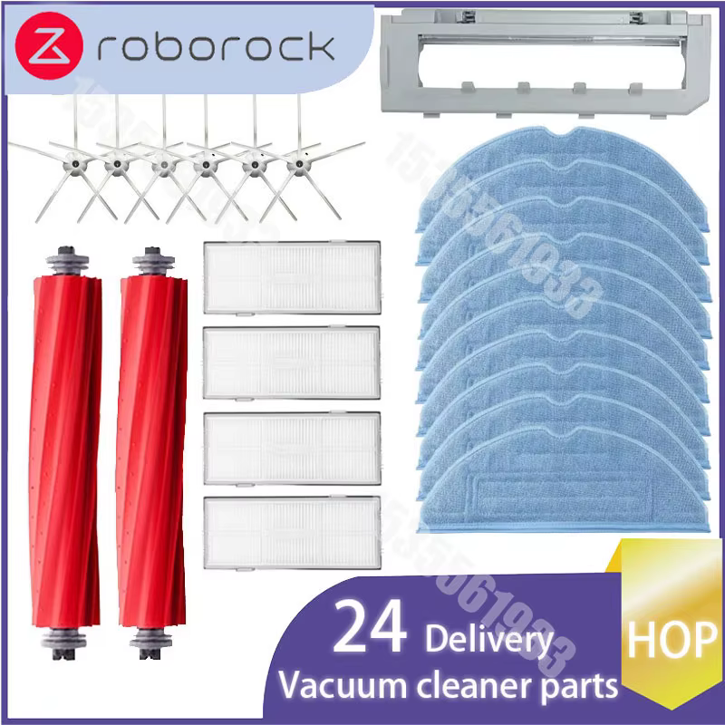 Roborock – accessoires pour aspirateur Robot S7 T7S S70 S7Max T7S Plus, couvercle de brosse principale, filtre Hepa, tampon de vadrouille, pièces de rechange