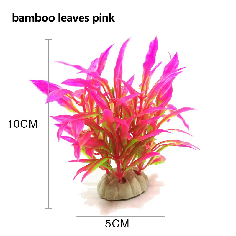Plante aquatique artificielle en plastique