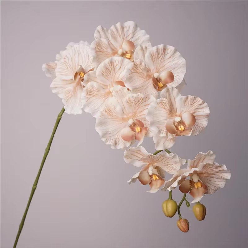 Fleurs artificielles en film latex phalaenopsis