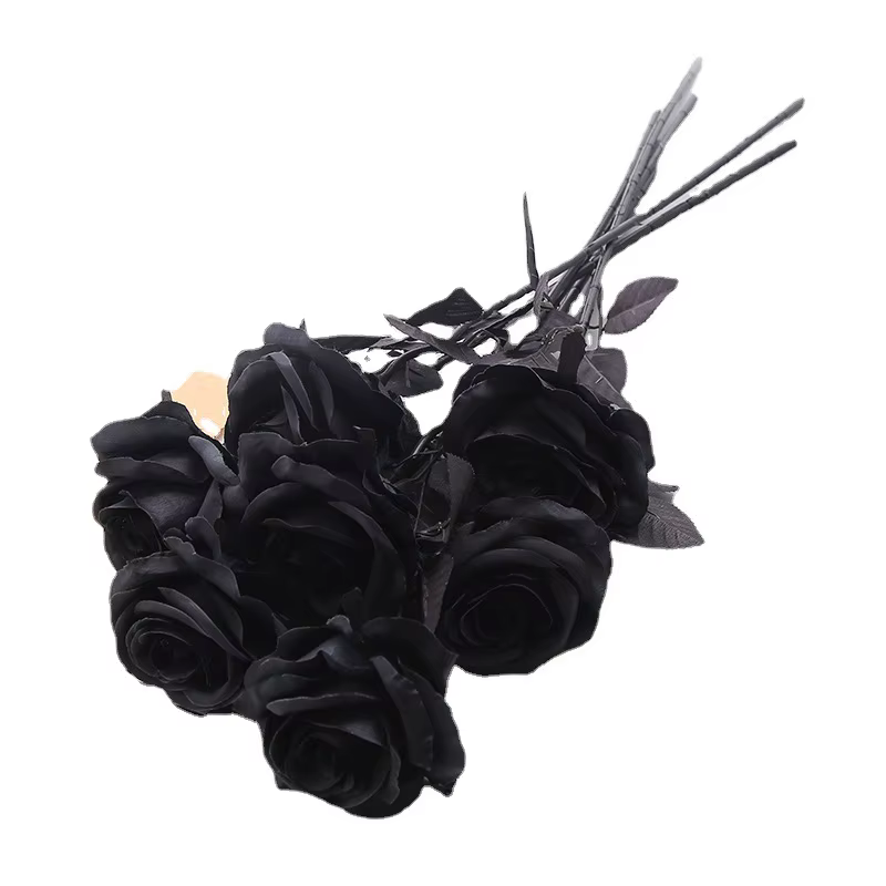 Roses Artificielles Noires