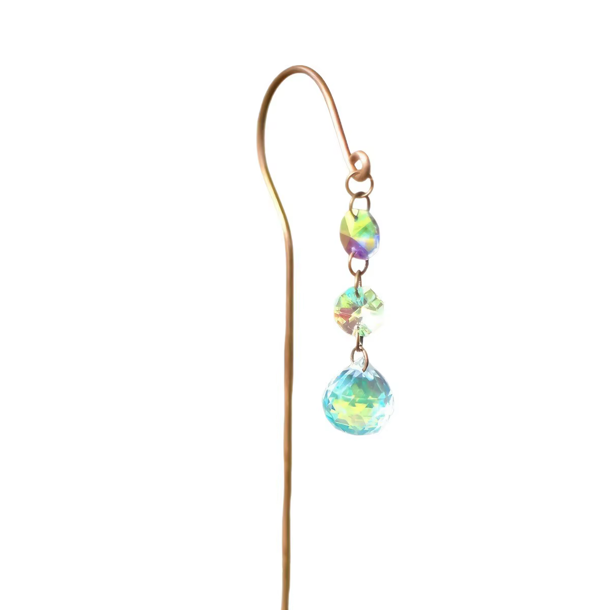 Attrape-soleil boule de cristal POTS de fleurs Pile plante souches plantes en pot intérieur extérieur suspendu