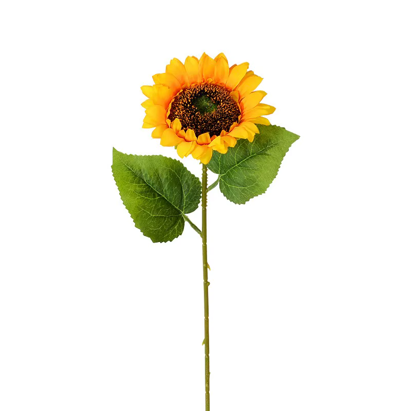 Fleurs artificielles de tournesol en soie