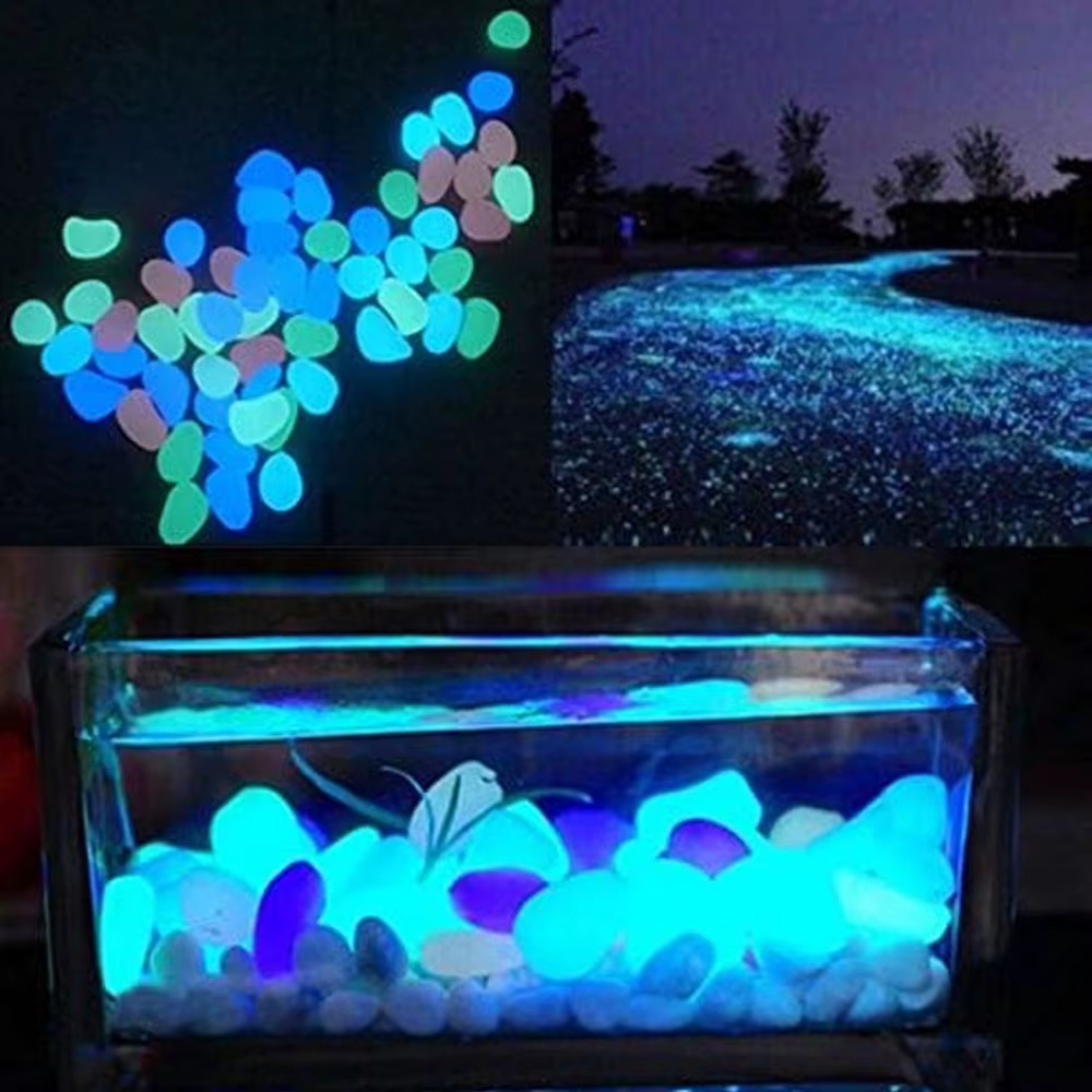Roches d'aquarium scintillantes