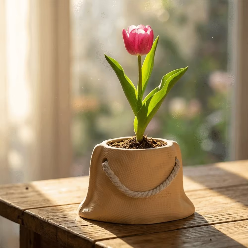 Pot de fleurs en céramique unique pour plantes succulentes