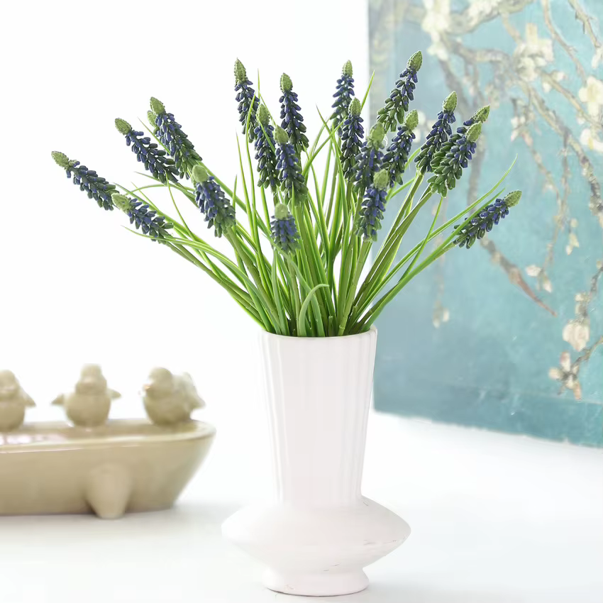 1 PCS Fleurs Artificielles Muscari Jacinthe de raisin