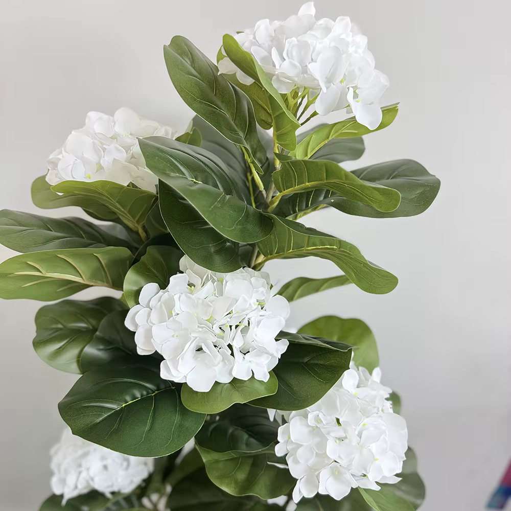Arbre artificiel en figuier à feuilles de violon de 1