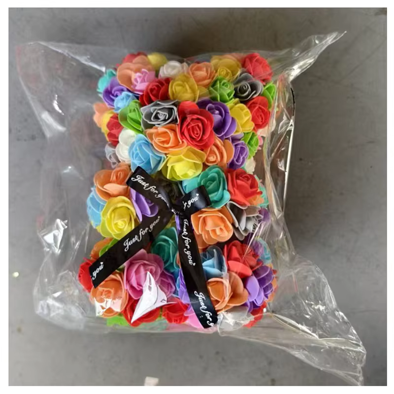 Ours en fleurs éternelles pour la Saint-Valentin