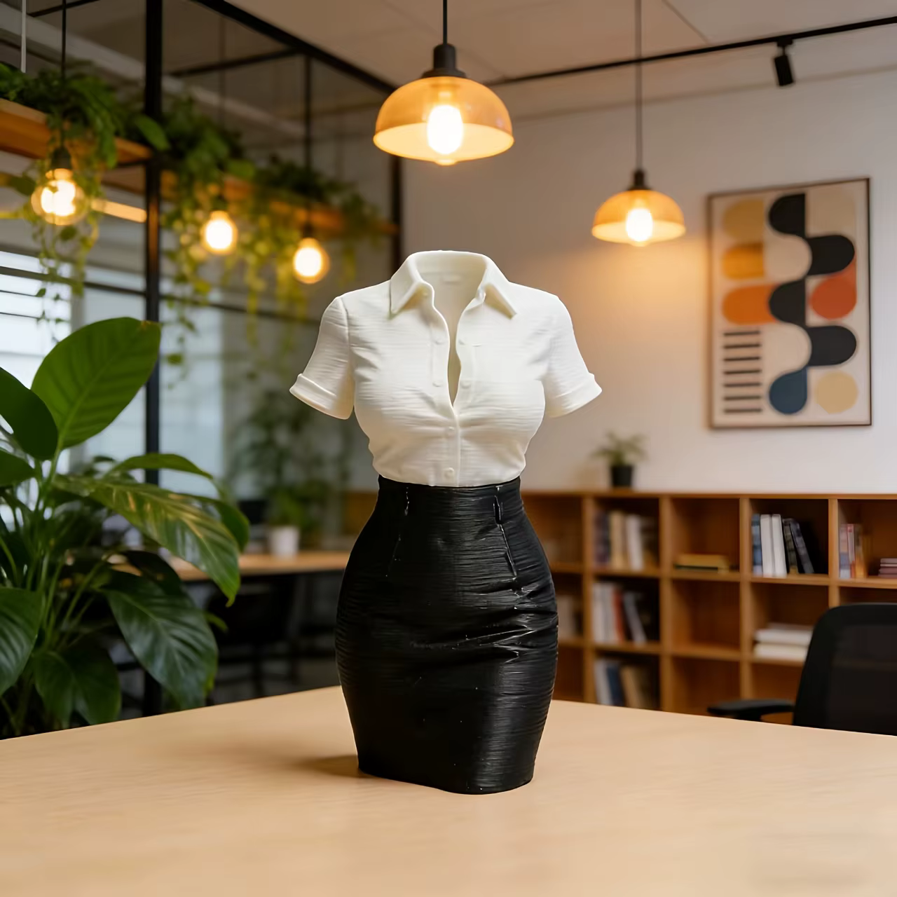 Porte-stylo créatif, organiseur de pinceaux de bureau, pot, support à crayons imprimé en 3D, décoration de bureau, vase à fleurs, fournitures de rangement scolaires