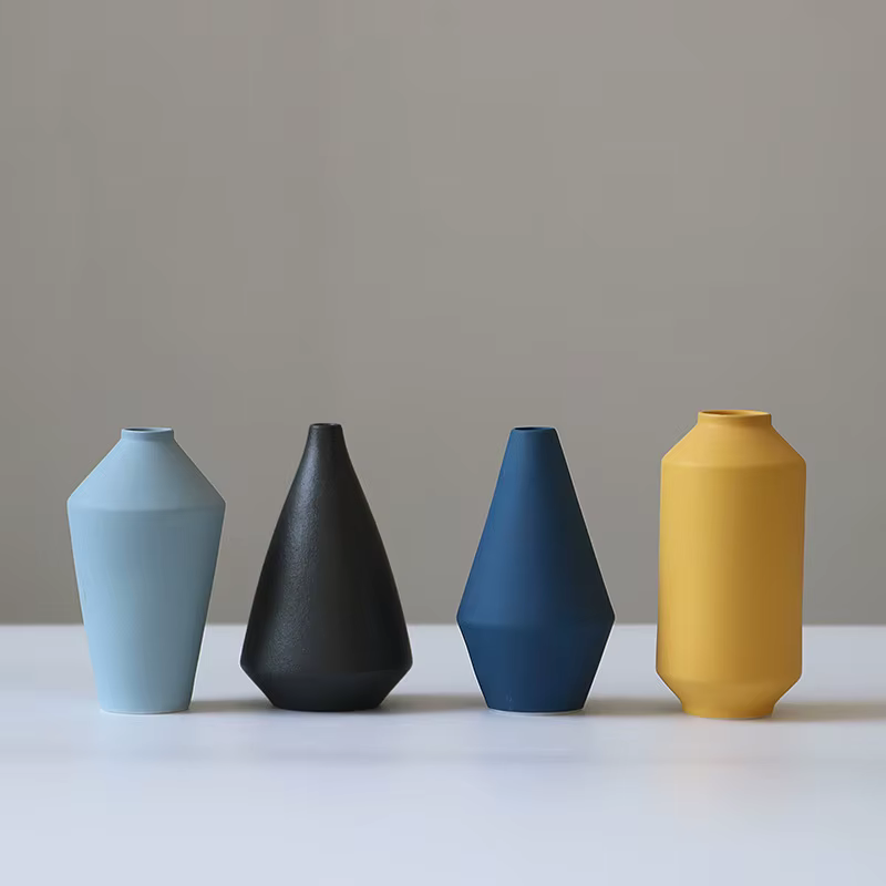 Vase en céramique couleur Morandi