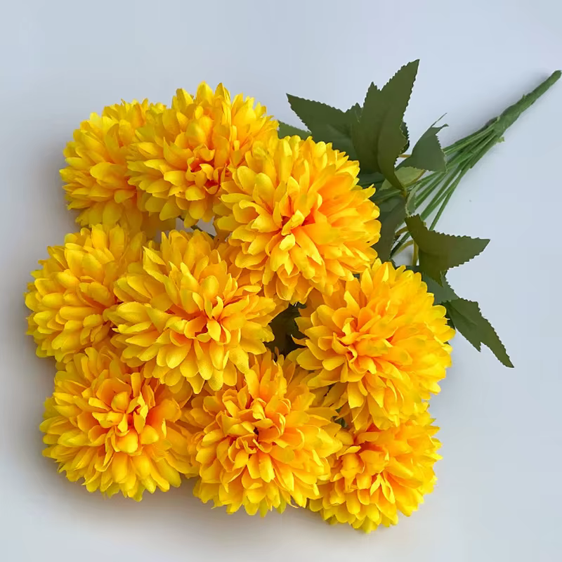 Bouquet de fleurs artificielles chrysanthème