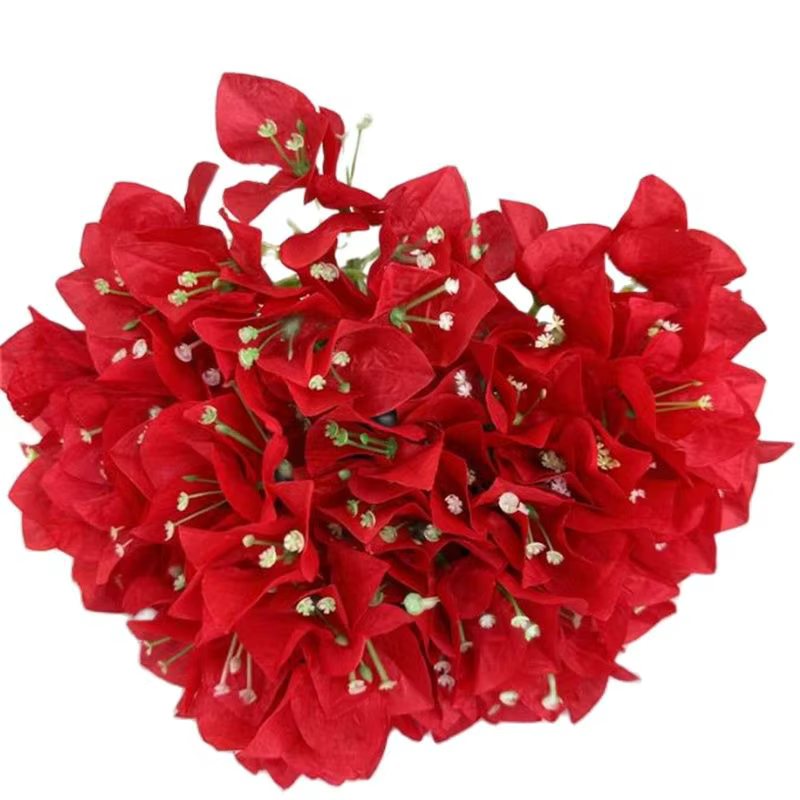 Un Bouquet de fausses fleurs de bougainville pour mariage
