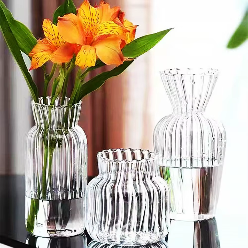 Vases transparents créatifs nordiques