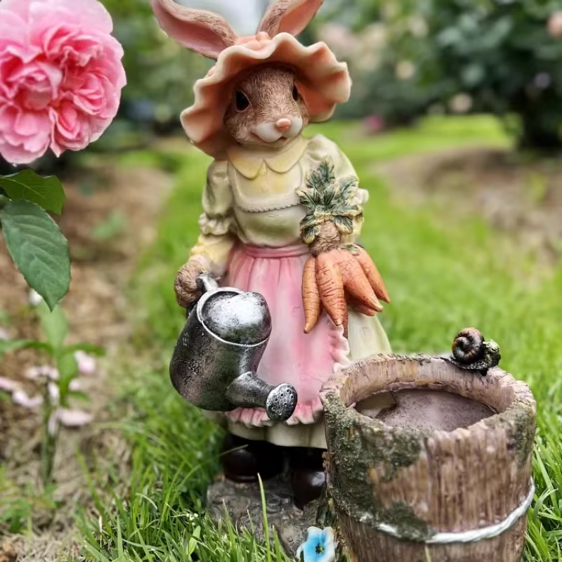 Plantes en pot de pays américain