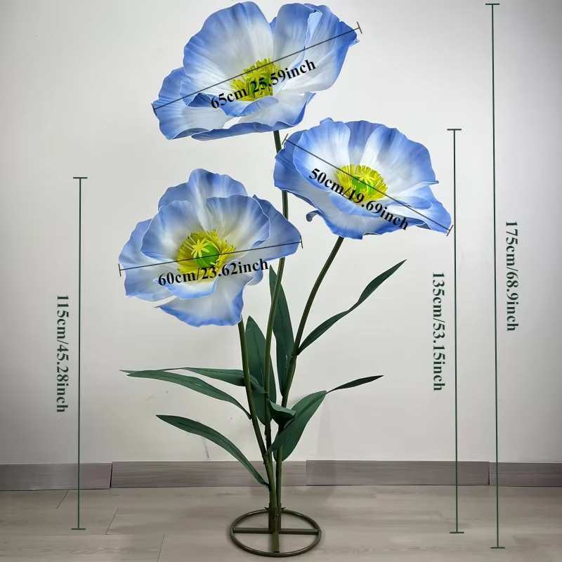 Grands fleurs en papier artificielles géantes