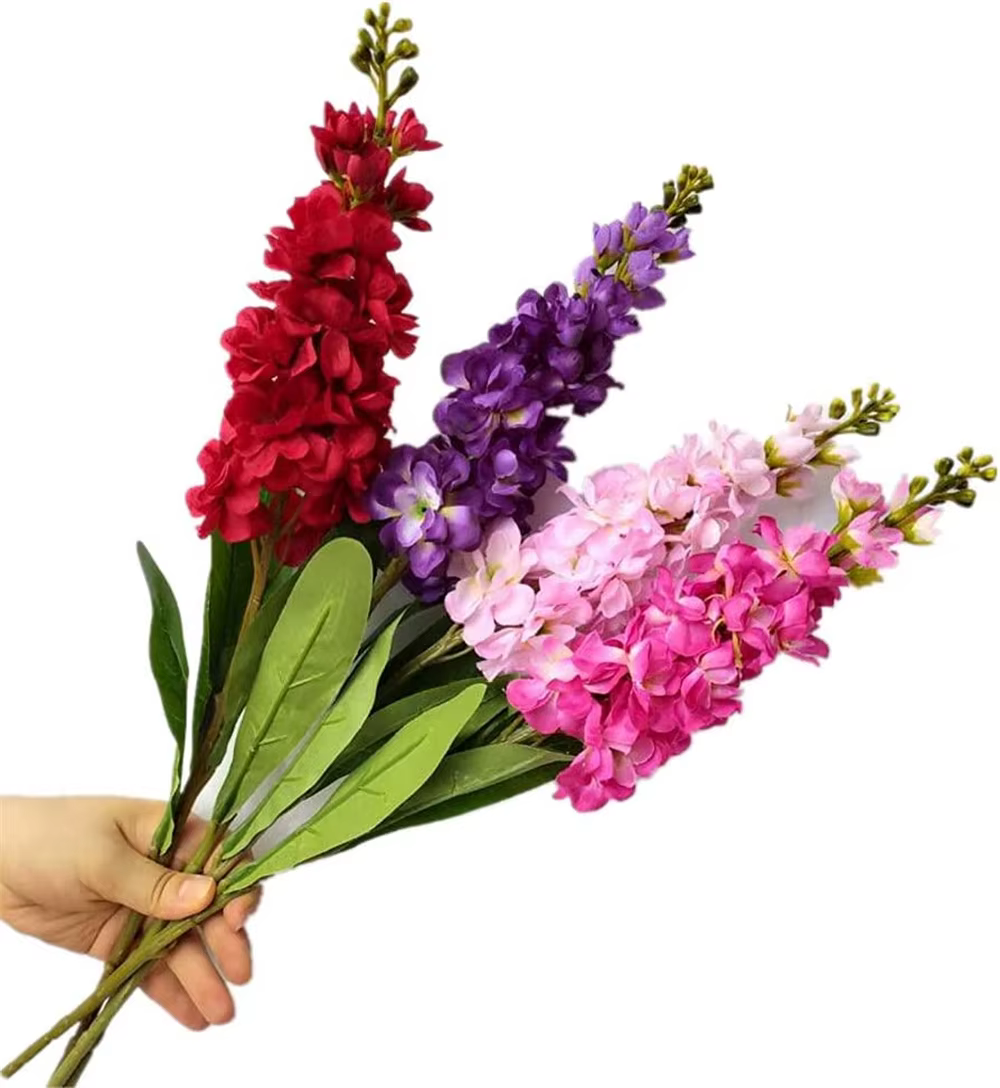 Fleurs de jacinthe décoratives pour centres de table de mariage