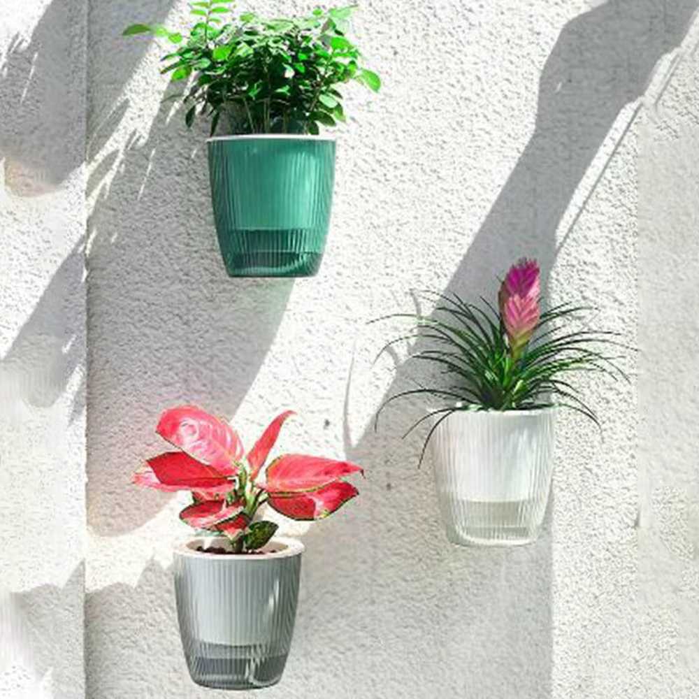Pot de fleur à arrosage automatique avec trou de Drainage