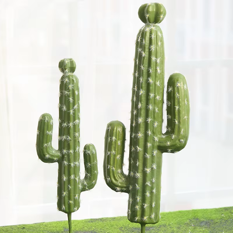 Grand Cactus artificiel fausse fleur succulentes fenêtre jardin décoration bricolage Art embellissement hôtel salon