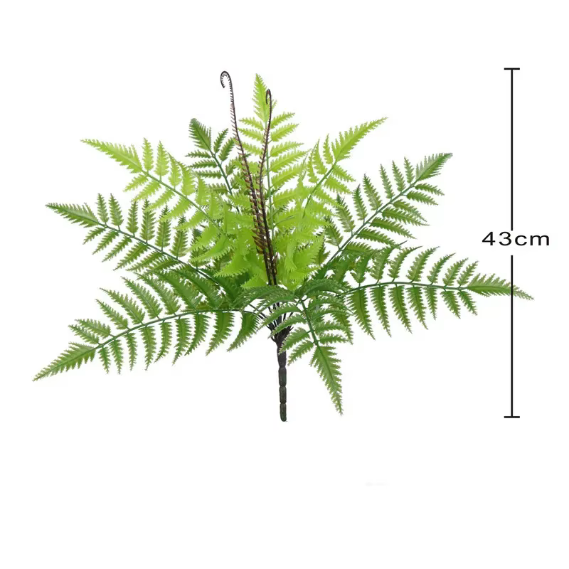 Feuilles de plantes de simulation de tournesol de queue d'Att en plastique