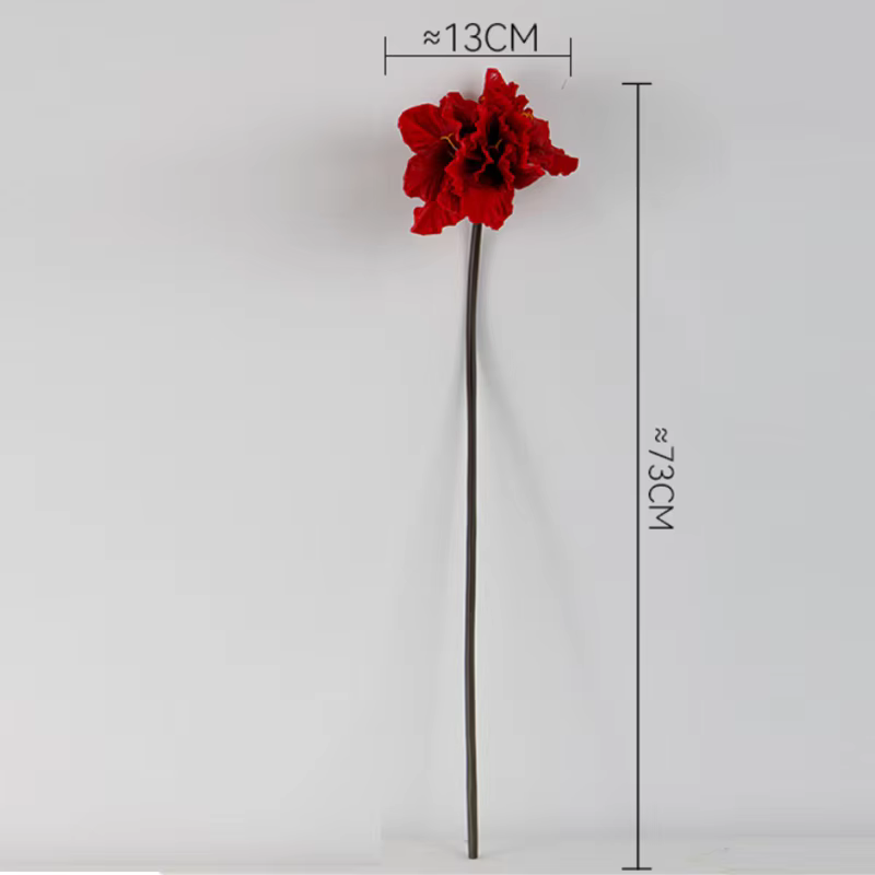 6 pièces de fleurs artificielles en PU
