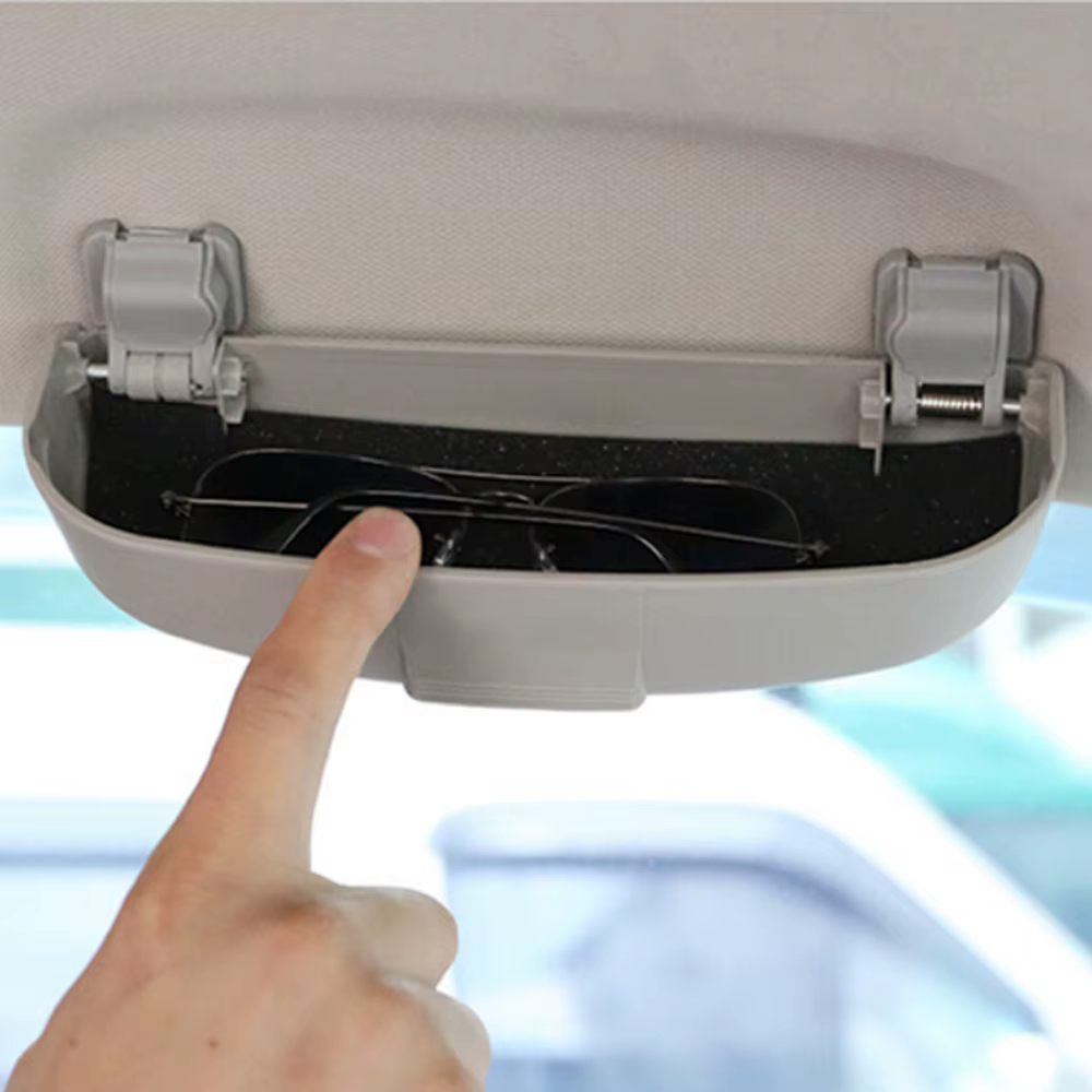 Porte-lunettes de soleil pour voiture, accessoires automobiles, boîte de rangement adaptée à VW Audi Benz Honda Mazda Hyundai Chevrolet