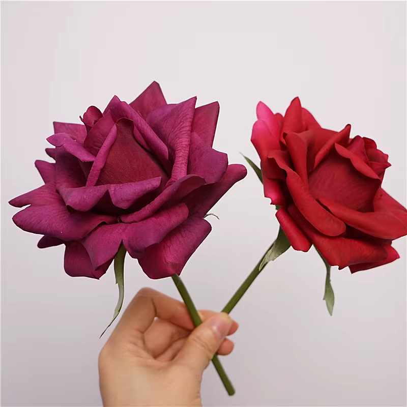 Roses Artificielles Hydratantes au Toucher Réel