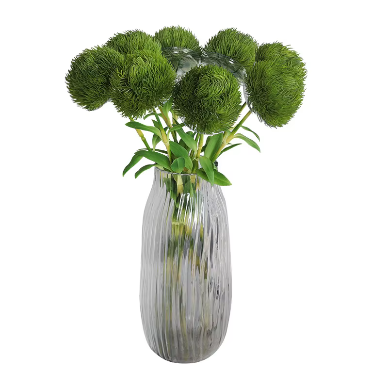 Bouquet de Fleurs Artificielles de Dianthus Vert