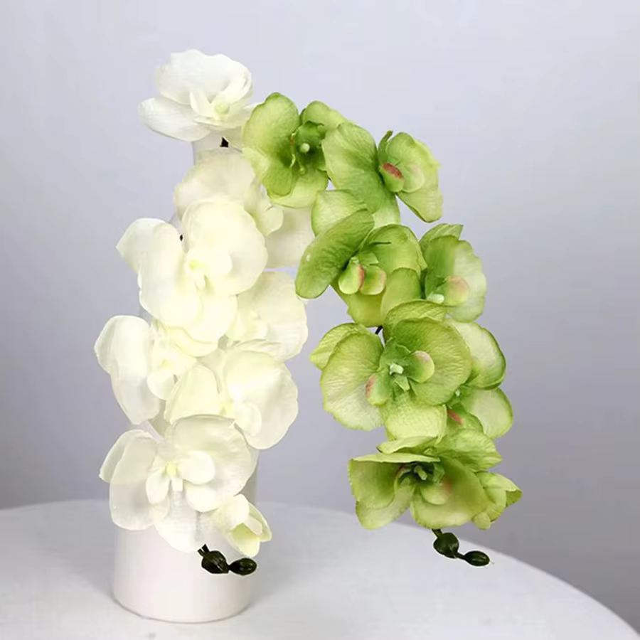 3D fleur artificielle branche soie papillon orchidée maison Vase Table Decor mariage jardin extérieur mariée Bouquets bricolage guirlande cadeau