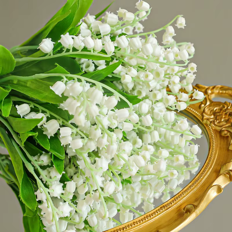 Bouquet de fleurs de mariage en plastique