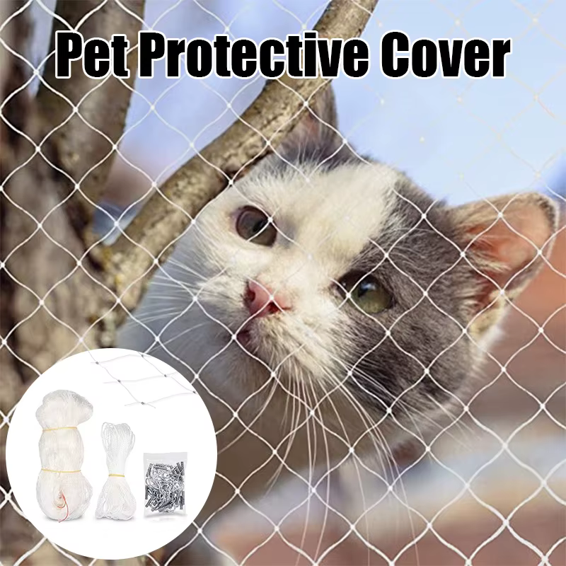 Nouveau couvercle de protection pour animaux de compagnie chat chien filet en plastique Nylon fil d'acier grille jardin