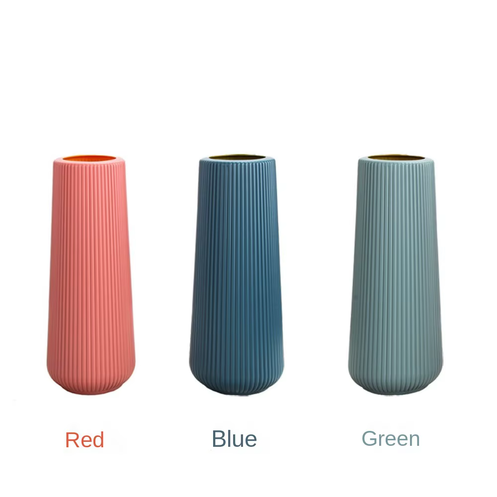 Vase à fleurs en plastique
