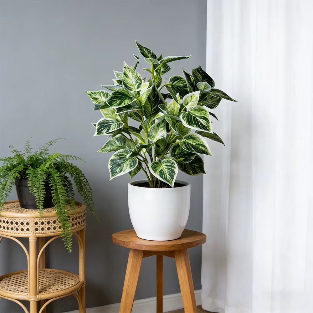 Bouquet de plantes artificielles Scindapsus de 38 cm