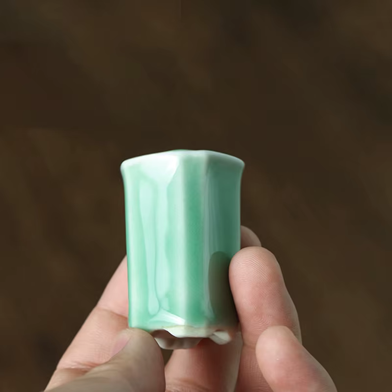 Petit Pot de fleur de sable violet