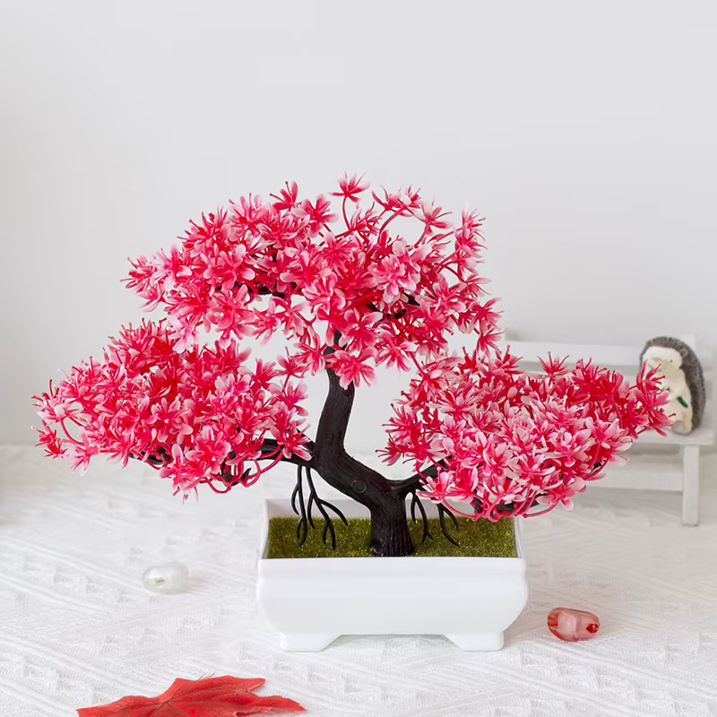 Plantes artificielles en plastique