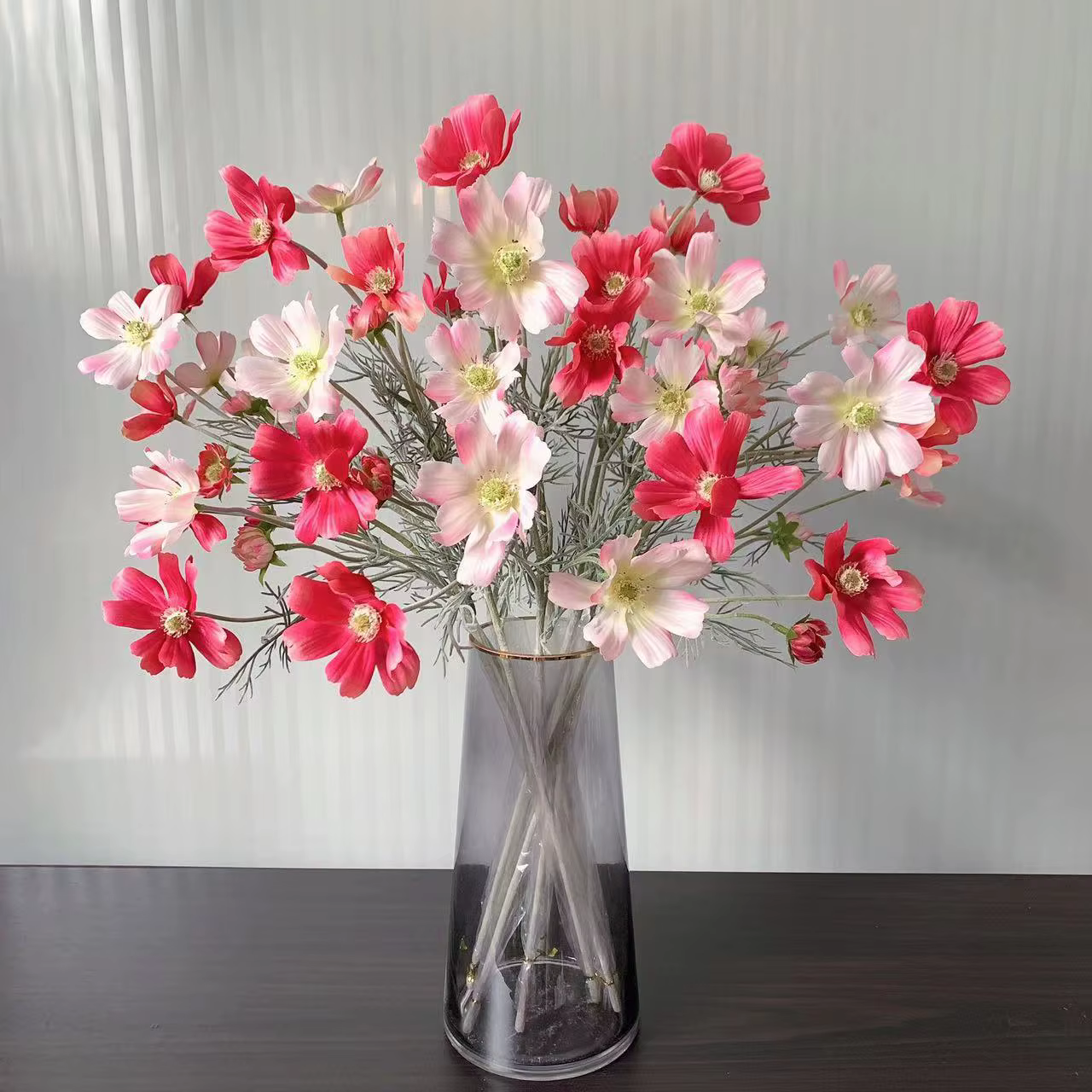 Camomiles fleur artificielle en soie 60cm marguerite blanche fausses fleurs chambre mariage maison décorations de Table fête bricolage Bouquet cadeaux 1 pièces