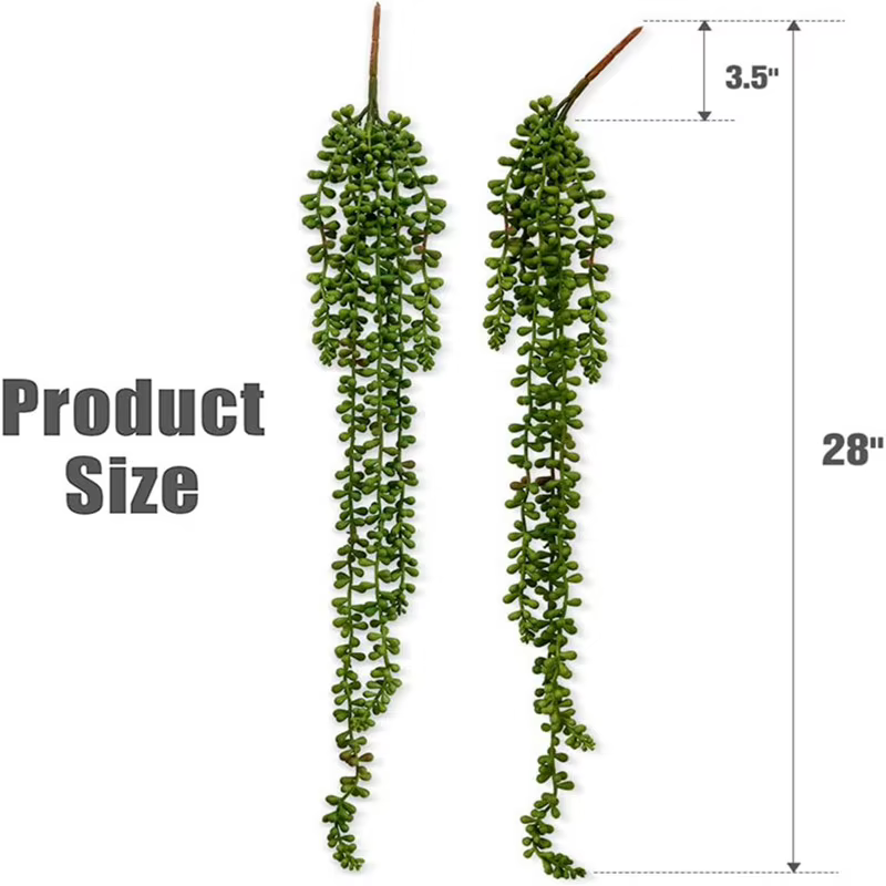 Plantes artificielles en plastique