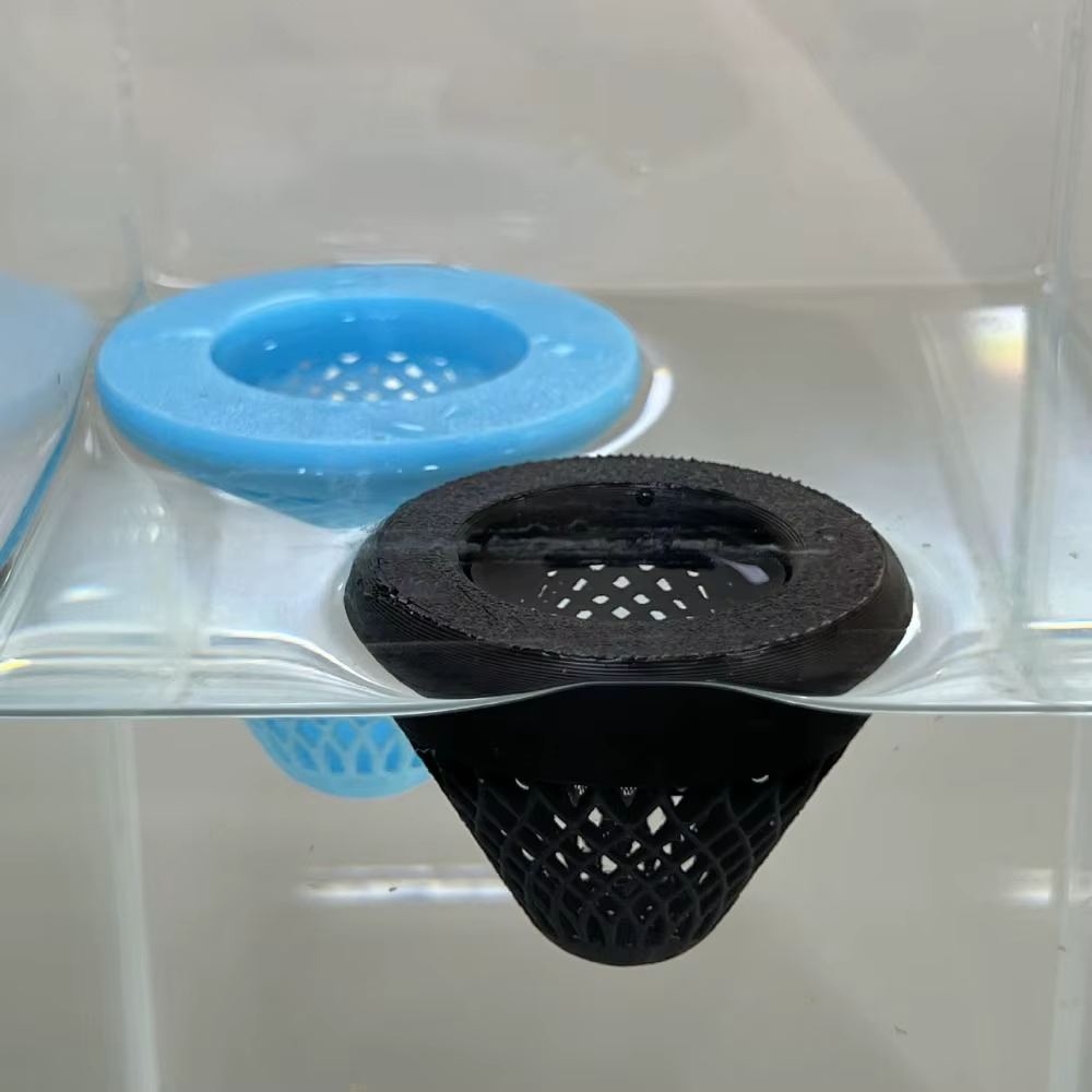 Pot de fleurs flottant décoratif en PLA avec trous