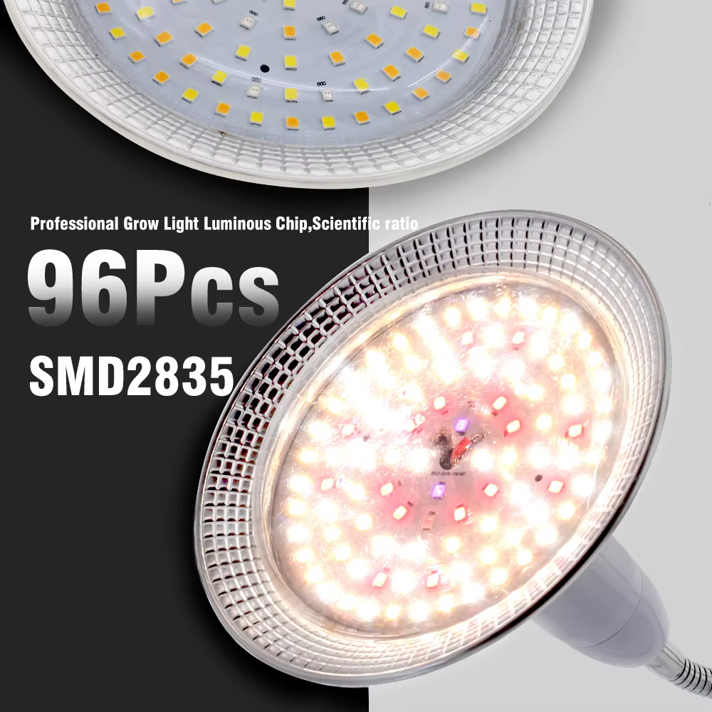 E27 18W spectre complet LED élèvent la lumière solaire Phytolamp ampoule pour plantes fleur serre tente hydroponique
