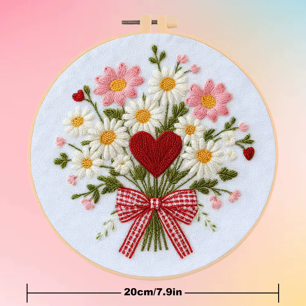 Kit de broderie Momoart avec cerceau