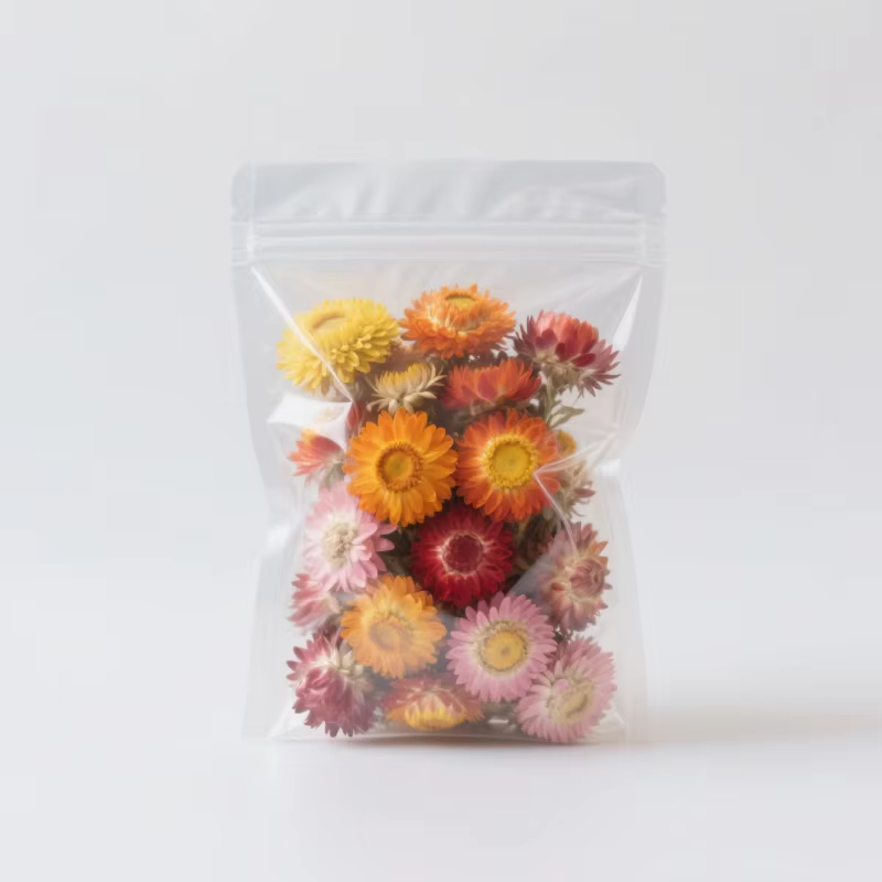 Fleur séchée naturelle premium d'Immortelle (Helichrysum Bracteatum) – Mélange de fleurs pour décoration de mariage