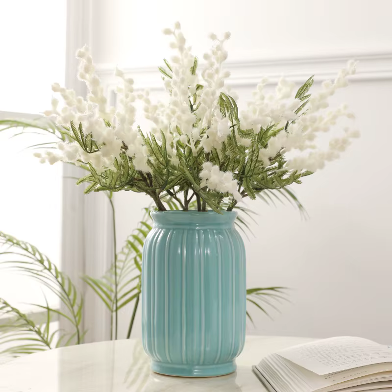 Fausses fleurs artificielles d'acacia 38cm