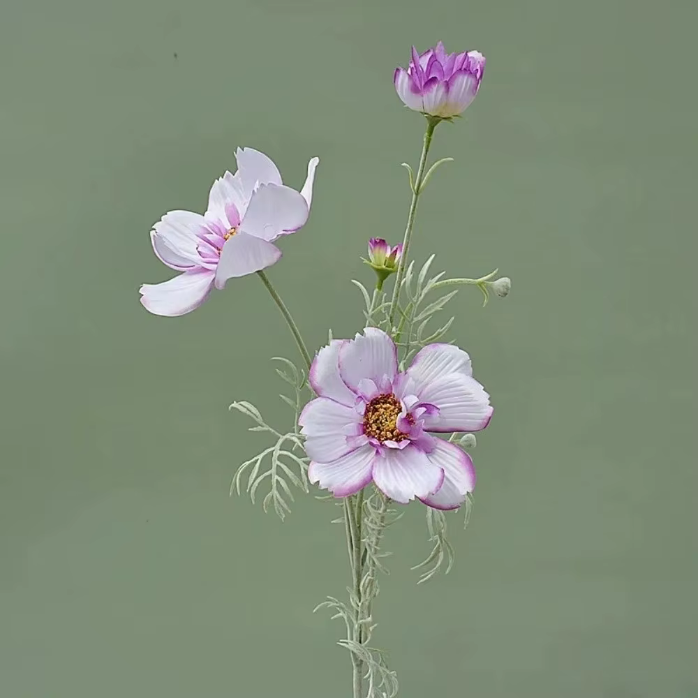 Branche de fleur artificielle Cosmos de 77 cm de longueur