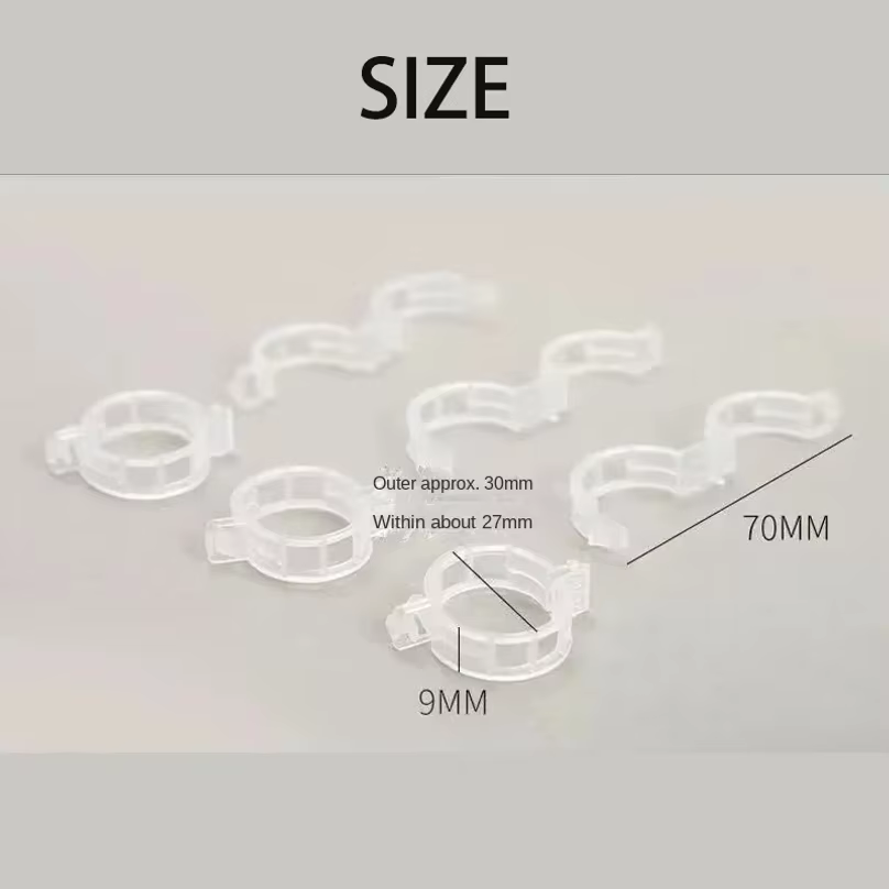 Clips de Soutien Réutilisables en Plastique pour Plantes