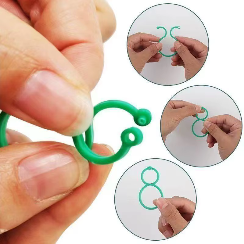 Attaches de jardinage torsadées pour plantes